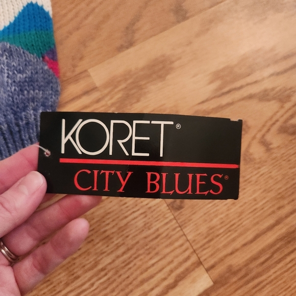 NWT Vintage Koret Women's Multicolor Sweater Vest, Size S - Picture 2 of 7